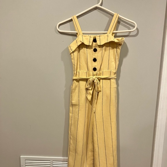 GB girls yellow and black jumpsuit - styled for summer and spring! - Picture 2 of 8